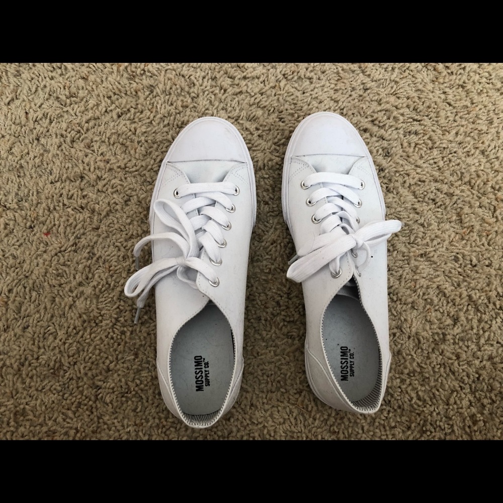 NWOT White Laced Shoes